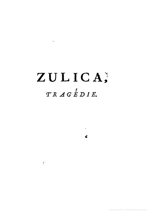 Zulica, tragédie Zulica, tragédie