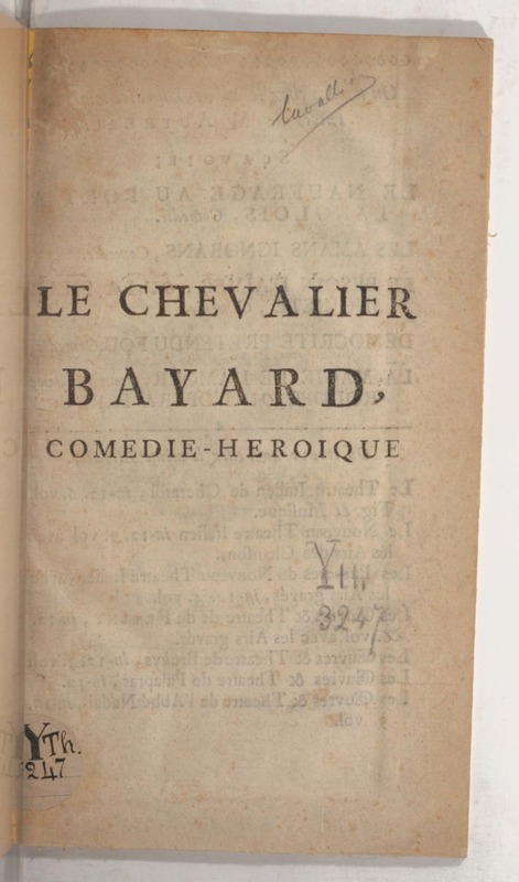 Chevalier Bayard (Le), comédie héroïque