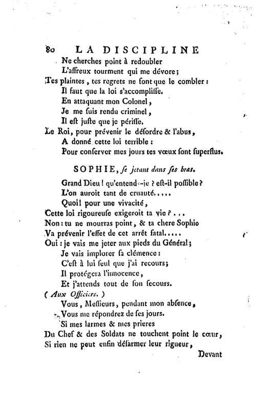 Discipline militaire du Nord (La), drame en quatre actes, en vers libres Discipline militaire du Nord (La), drame en quatre actes, en vers libres