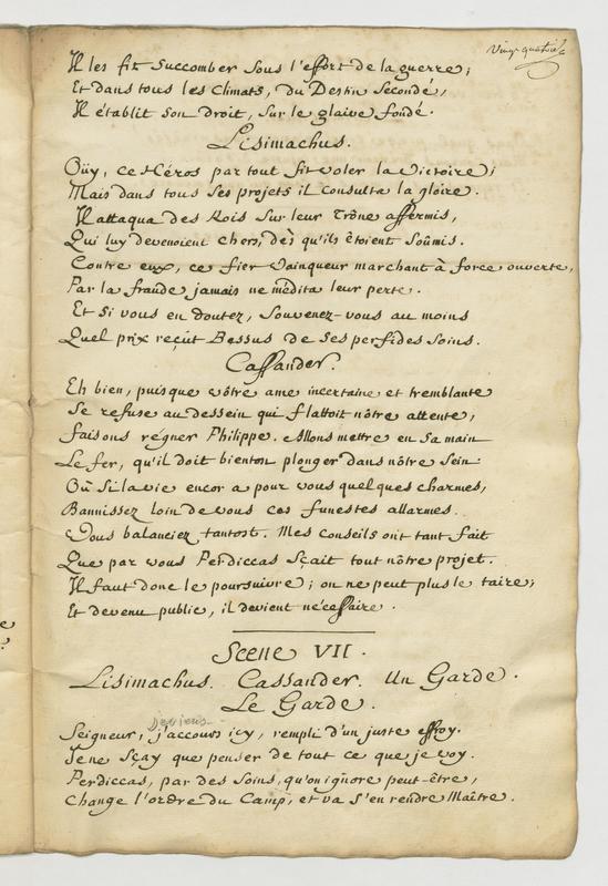Lysimachus, tragédie en cinq actes et en vers Lysimachus, tragédie en cinq actes et en vers