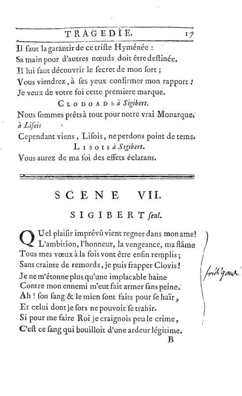 Childéric, tragédie… Childéric, tragédie…