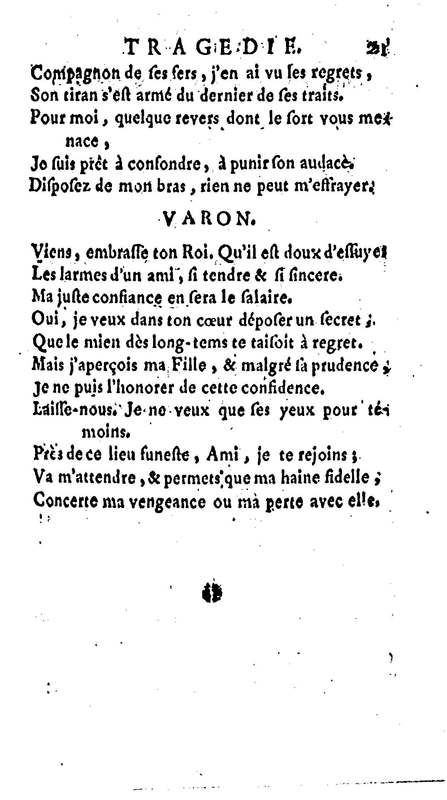 Varon, tragédie. Par M. le vicomte de Graves, capitaine au régiment de C… Varon, tragédie. Par M. le vicomte de Graves, capitaine au régiment de C…