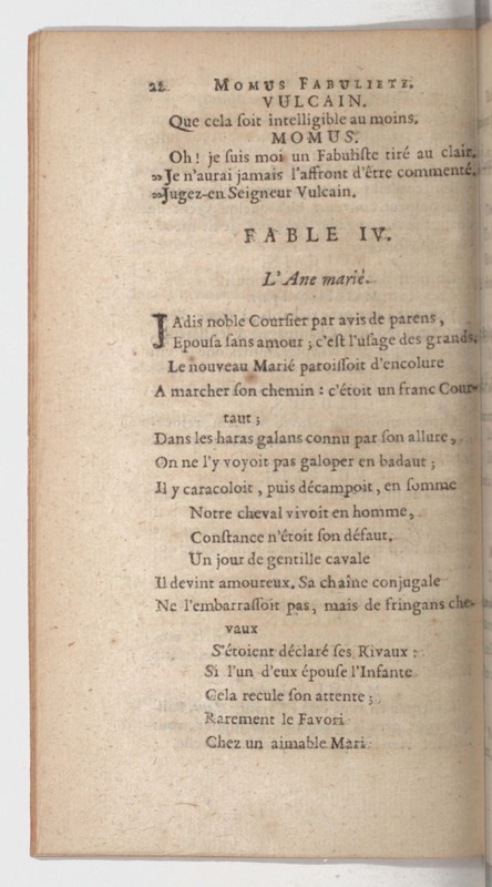 Momus fabuliste, ou les Noces de Vulcain, comédie
