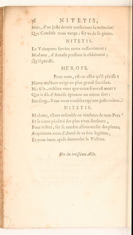 Nitetis tragédie Nitetis tragédie