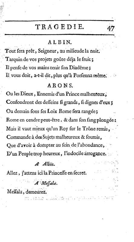 Brutus de M. de Voltaire (Le), avec un Discours sur la tragédie