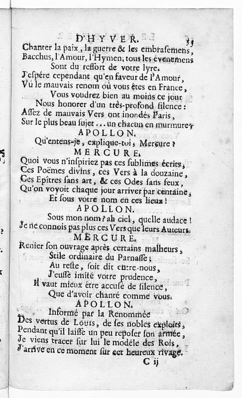 Quartier d'hyver (Le), comédie en un acte et en vers, représentée pour la première fois par les Comédiens françois ordinaires du Roi, le 4 décembre 1744 Quartier d'hyver (Le), comédie en un acte et en vers, représentée pour la première fois par les Comédiens françois ordinaires du Roi, le 4 décembre 1744