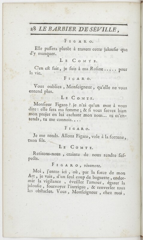 Barbier de Séville, ou La précaution inutile (Le), comédie en quatre actes