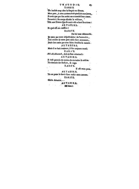 Zarès, tragédie, par M. Palissot de Montenoy, représentée pour la première fois par les Comédiens français, le 3 juin 1751 Zarès, tragédie, par M. Palissot de Montenoy, représentée pour la première fois par les Comédiens français, le 3 juin 1751