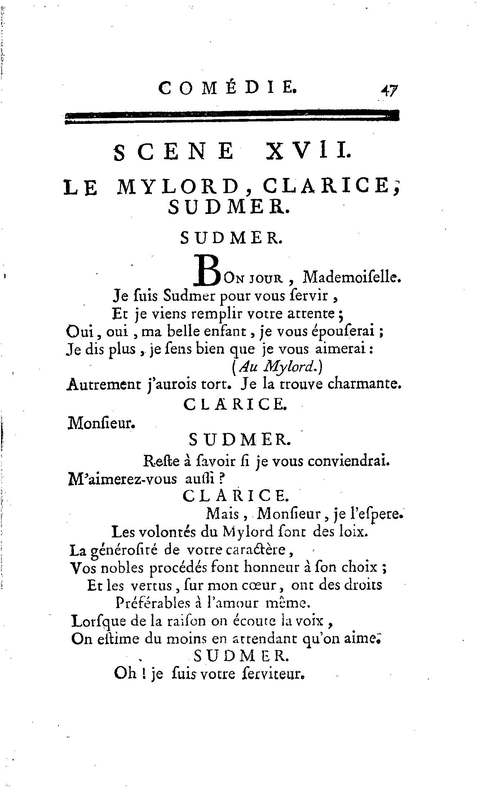 Anglais à Bordeaux (L'), comédie en un acte et en vers libres, par M. Favart… [Par les Comédiens françois ordinaires du Roi, 14 mars 1763]