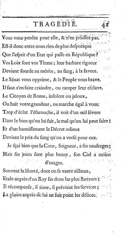 Brutus de M. de Voltaire (Le), avec un Discours sur la tragédie Brutus de M. de Voltaire (Le), avec un Discours sur la tragédie