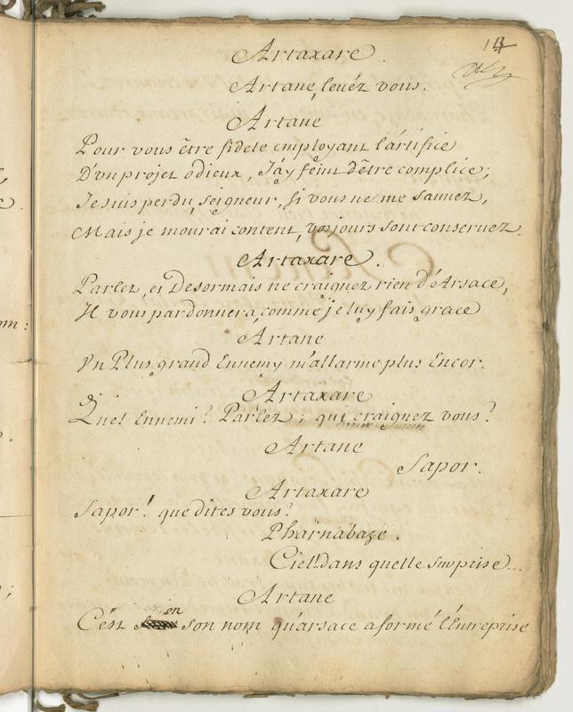 Artaxare, tragédie en cing actes et en vers Artaxare, tragédie en cing actes et en vers