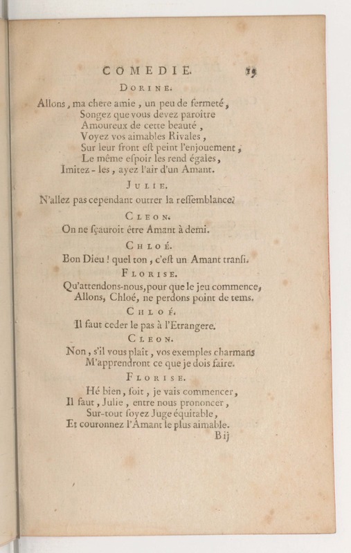 École amoureuse (L'), comédie en un acte, en vers, représentée pour la première fois par les Comédiens ordinaires du Roi, le 11 septembre 1747 École amoureuse (L'), comédie en un acte, en vers, représentée pour la première fois par les Comédiens ordinaires du Roi, le 11 septembre 1747