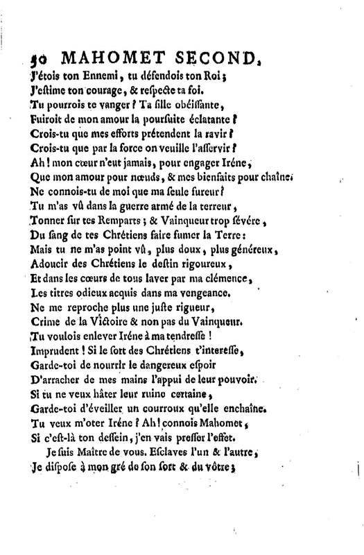 Mahomet second, tragédie, par M. de La Noue Mahomet second, tragédie, par M. de La Noue