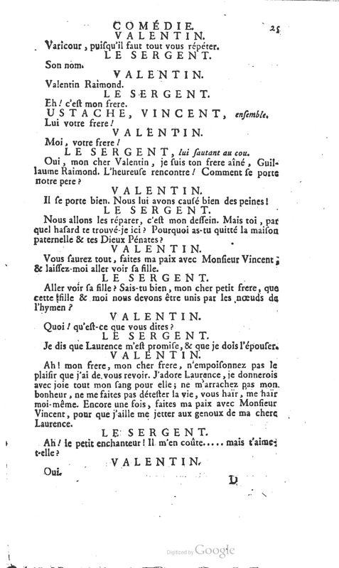 Heureuse rencontre (L’), en un acte et en prose