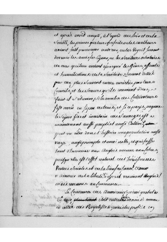 Voyage au continent américain par un Français en 1777, et Réflexions philosophiques sur ces nouveaux républicains