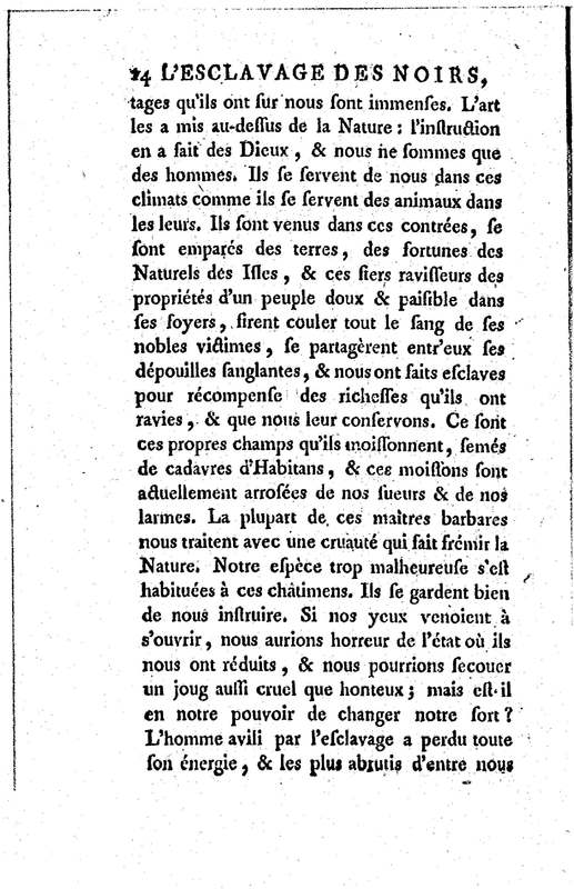 Esclavage des noirs, ou l'Heureux Naufrage (L'), drame en trois actes, en prose Esclavage des noirs, ou l'Heureux Naufrage (L'), drame en trois actes, en prose