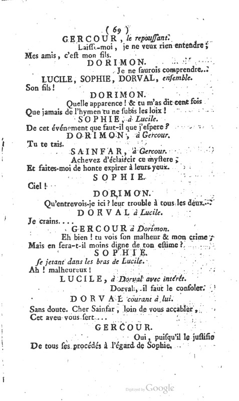 Vieux garçon (Le), comédie en cinq actes, en vers Vieux garçon (Le), comédie en cinq actes, en vers