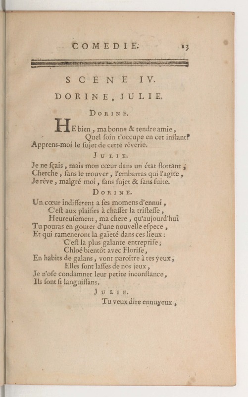 École amoureuse (L'), comédie en un acte, en vers, représentée pour la première fois par les Comédiens ordinaires du Roi, le 11 septembre 1747 École amoureuse (L'), comédie en un acte, en vers, représentée pour la première fois par les Comédiens ordinaires du Roi, le 11 septembre 1747