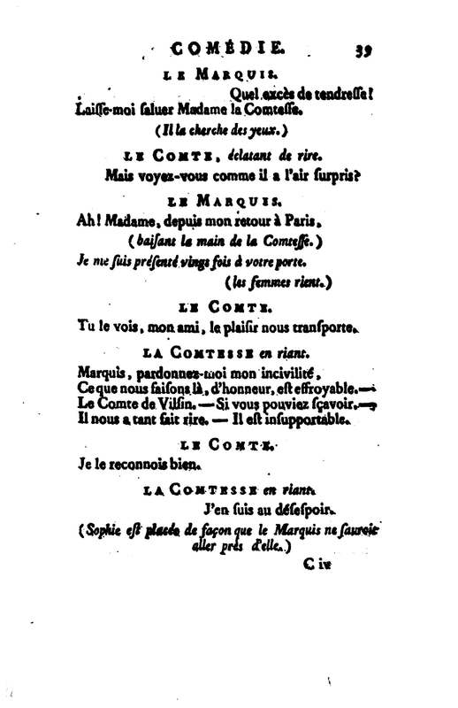 Persifleur (Le), comédie en trois actes et en vers… par M. de Sauvigny
