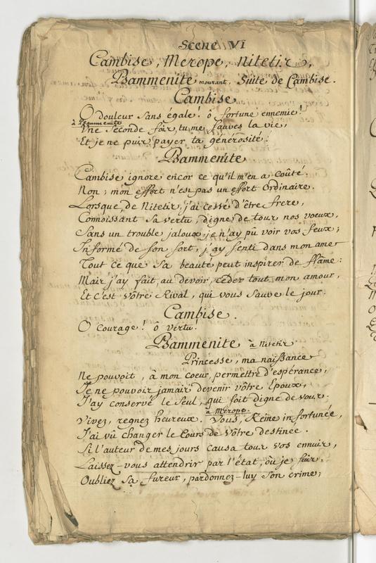 Nitetis, tragédie en cinq actes et en vers