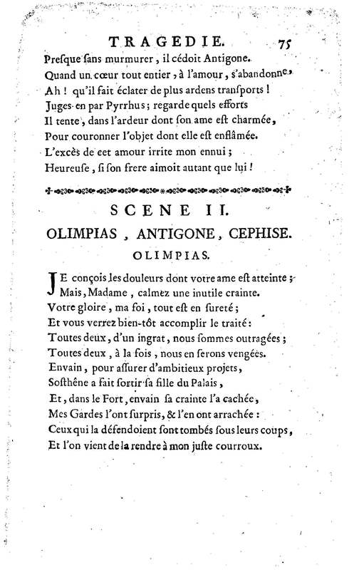 Téglis, tragédie représentée pour la première fois par les Comédiens ordinaires du Roi, le 19 septembre 1735 Téglis, tragédie représentée pour la première fois par les Comédiens ordinaires du Roi, le 19 septembre 1735