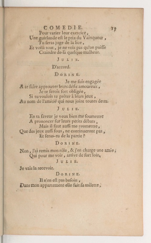 École amoureuse (L'), comédie en un acte, en vers, représentée pour la première fois par les Comédiens ordinaires du Roi, le 11 septembre 1747 École amoureuse (L'), comédie en un acte, en vers, représentée pour la première fois par les Comédiens ordinaires du Roi, le 11 septembre 1747