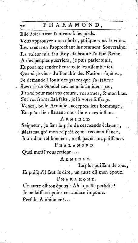 Pharamond, tragédie, par M. de C***
