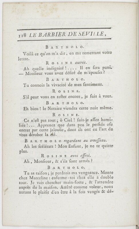 Barbier de Séville, ou La précaution inutile (Le), comédie en quatre actes
