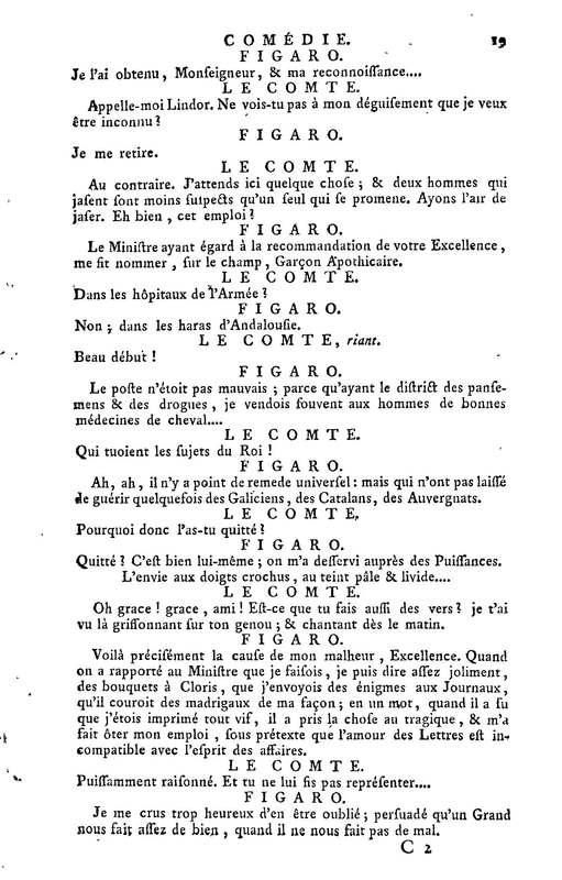 Barbier de Séville, ou la Précaution inutile (Le), comédie en quatre actes, par M. de Beaumarchais, représentée sur le théâtre de la Comédie Française le 23 février 1775 (avec une Lettre modérée sur la chute et la critique du Barbier de Séville) Barbier de Séville, ou la Précaution inutile (Le), comédie en quatre actes, par M. de Beaumarchais, représentée sur le théâtre de la Comédie Française le 23 février 1775 (avec une Lettre modérée sur la chute et la critique du Barbier de Séville)