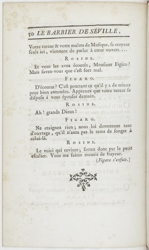 Barbier de Séville, ou La précaution inutile (Le), comédie en quatre actes