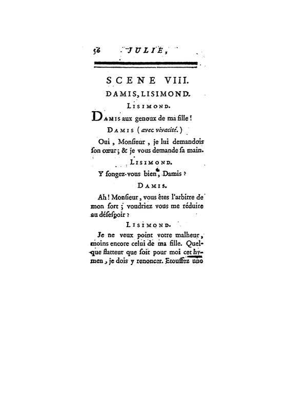 Julie, ou le Bon Père, comédie en trois actes et en prose / par M. D* N**, … Julie, ou le Bon Père, comédie en trois actes et en prose / par M. D* N**, …