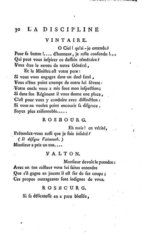 Discipline militaire du Nord (La), drame en quatre actes, en vers libres Discipline militaire du Nord (La), drame en quatre actes, en vers libres