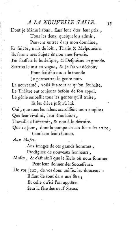 Molière à la nouvelle salle, ou les Audiences de Thalie, comédie en un acte et en vers libres Molière à la nouvelle salle, ou les Audiences de Thalie, comédie en un acte et en vers libres