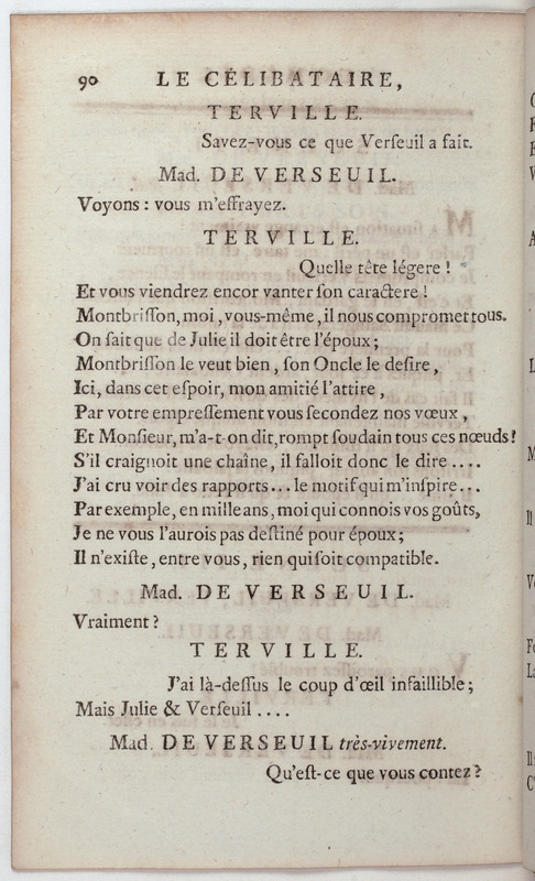 Célibataire (Le), comédie en cinq actes et en vers, représentée pour la première fois par les Comédiens françois, le 20 septembre 1775 Célibataire (Le), comédie en cinq actes et en vers, représentée pour la première fois par les Comédiens françois, le 20 septembre 1775