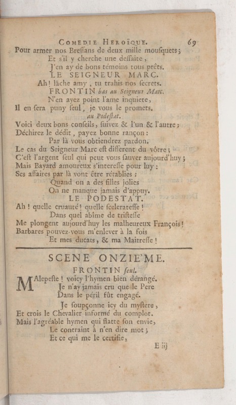 Chevalier Bayard (Le), comédie héroïque