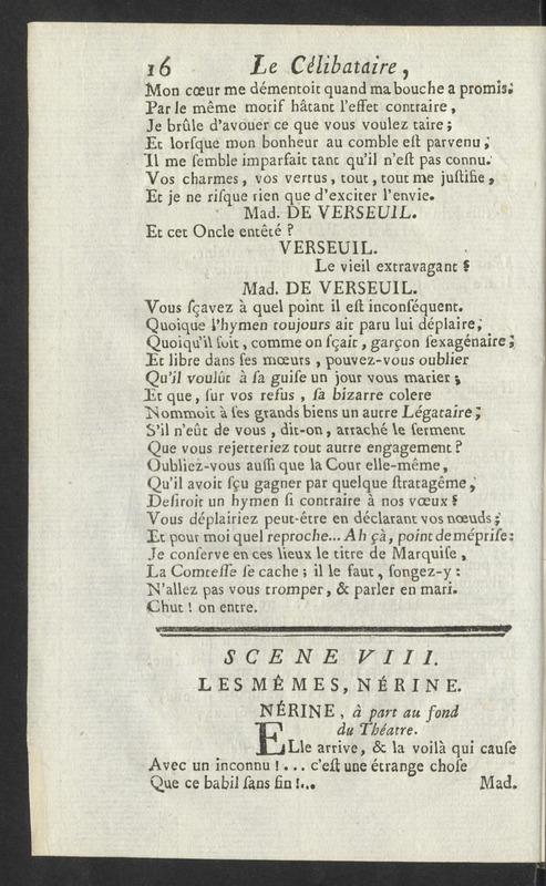 Célibataire (Le), comédie en cinq actes et en vers