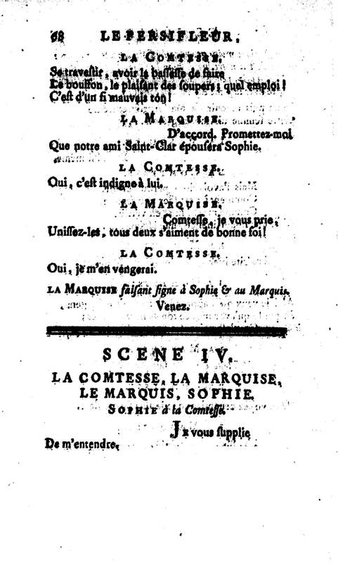 Persifleur (Le), comédie en trois actes et en vers… par M. de Sauvigny Persifleur (Le), comédie en trois actes et en vers… par M. de Sauvigny