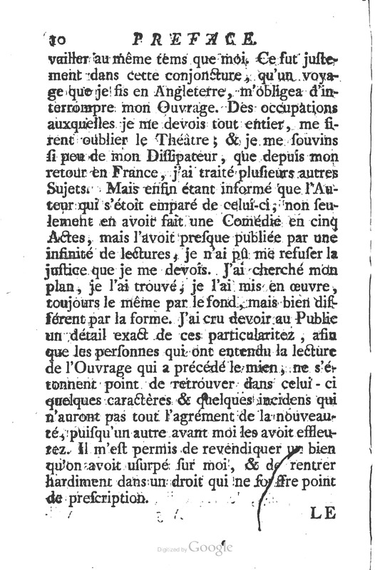 Dissipateur ou l’honnête-friponne (Le), comédie Dissipateur ou l’honnête-friponne (Le), comédie