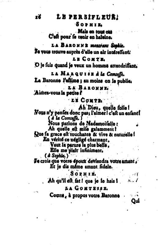 Persifleur (Le), comédie en trois actes et en vers… par M. de Sauvigny Persifleur (Le), comédie en trois actes et en vers… par M. de Sauvigny