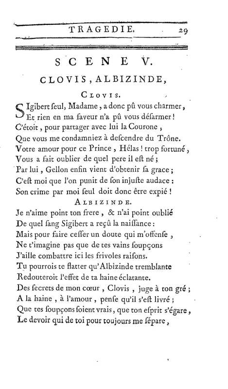 Childéric, tragédie… Childéric, tragédie…
