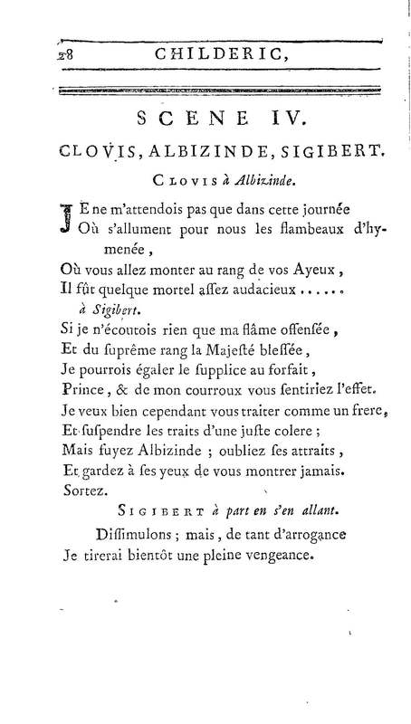 Childéric, tragédie…