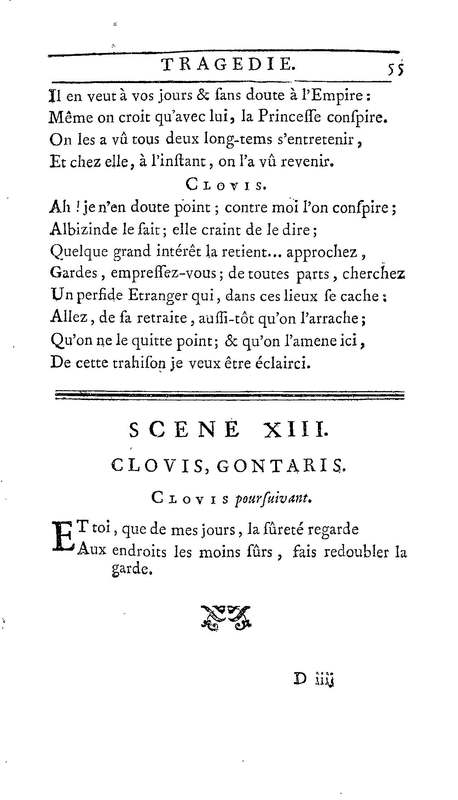 Childéric, tragédie… Childéric, tragédie…