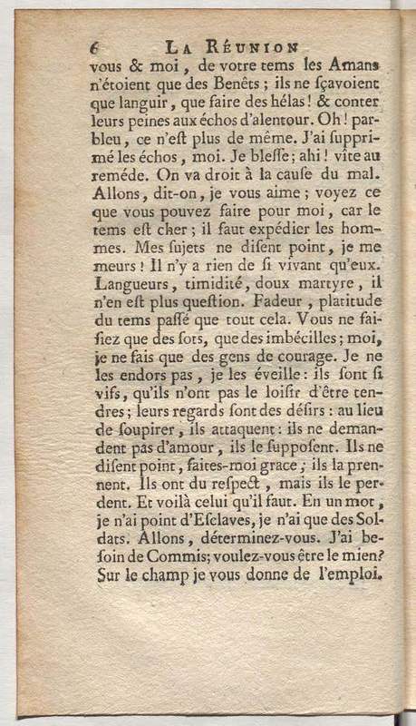 Réunion des Amours (La), comédie héroïque
