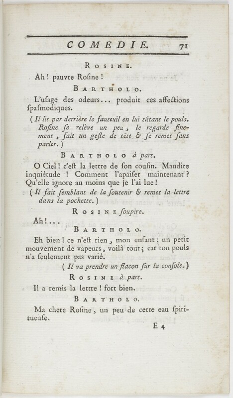 Barbier de Séville, ou La précaution inutile (Le), comédie en quatre actes