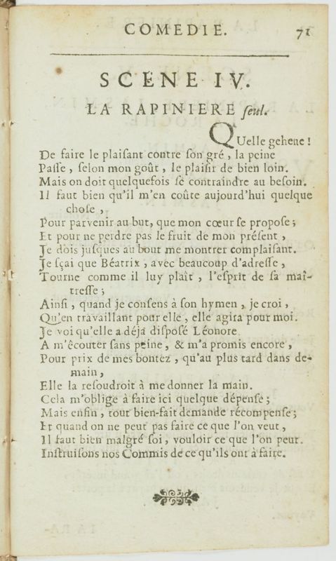 Rapinière, ou l'Intéressé (La), comédie, par M. de Barquebois. Avec les vers retranchés Rapinière, ou l'Intéressé (La), comédie, par M. de Barquebois. Avec les vers retranchés