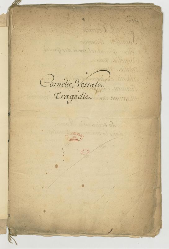 Cornélie, vestale Cornélie, vestale