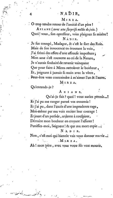 Nadir, ou Thamas-Kouli-Kan : tragédie, par M. D. B. Représentée pour la première fois, sur le Théâtre de la Nation, le 31 août 1780 Nadir, ou Thamas-Kouli-Kan : tragédie, par M. D. B. Représentée pour la première fois, sur le Théâtre de la Nation, le 31 août 1780