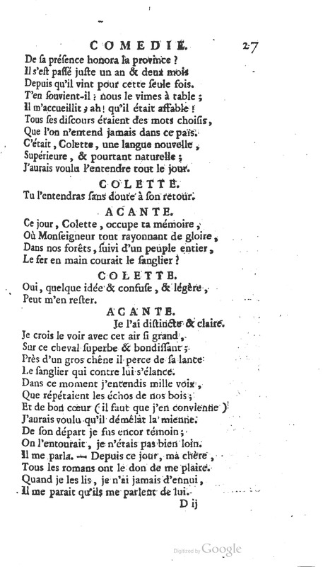 Droit du seigneur (Le), Comédie en cinq actes