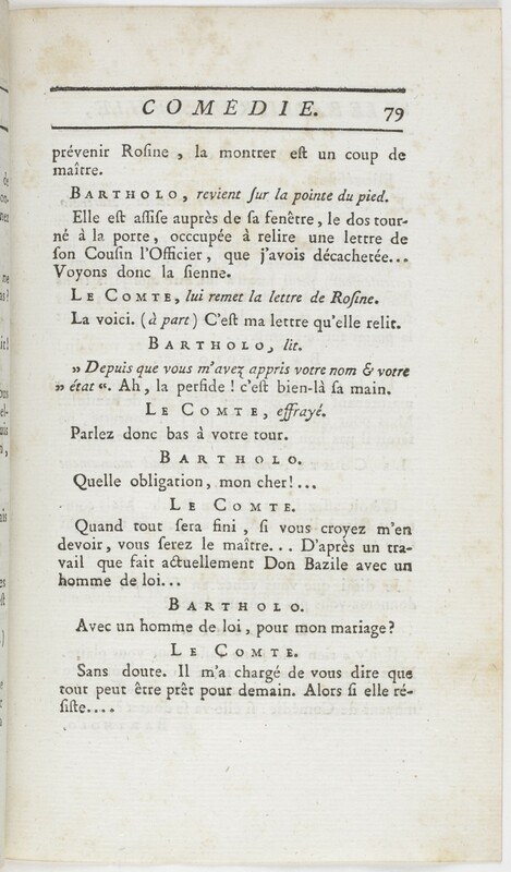 Barbier de Séville, ou La précaution inutile (Le), comédie en quatre actes