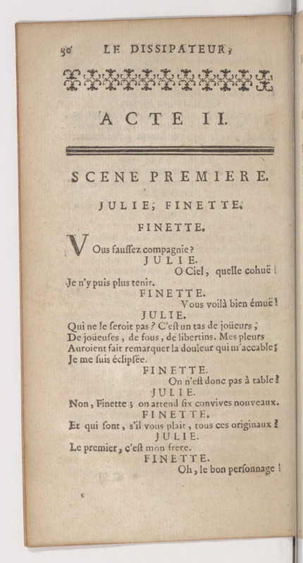 Dissipateur, ou l'Honneste Friponne (Le), comédie